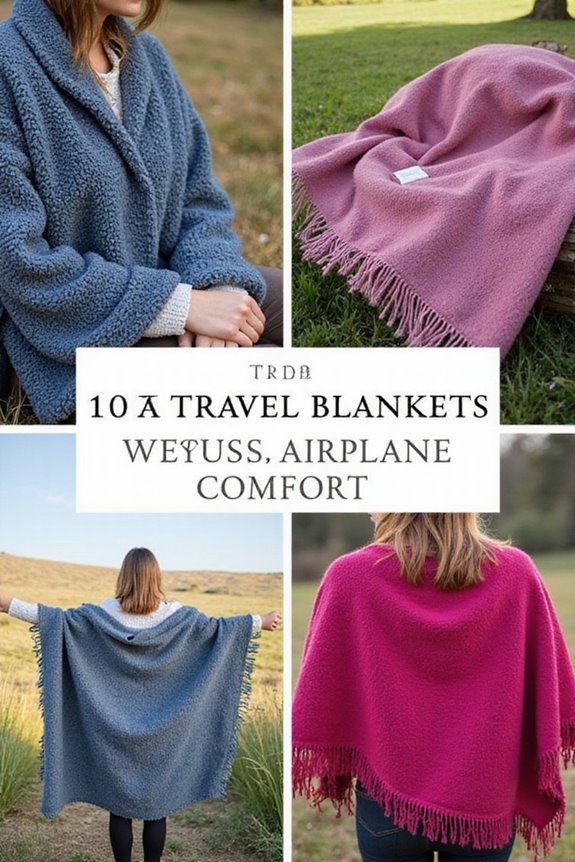 airplane comfort travel blankets