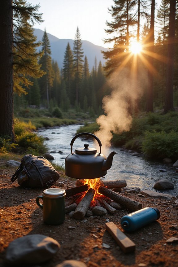 boiling water for purification