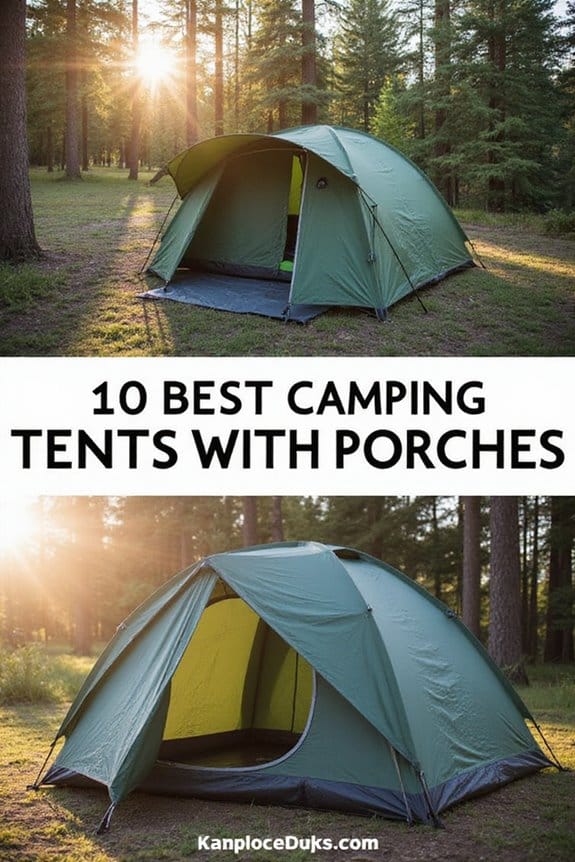 camping tents with porches