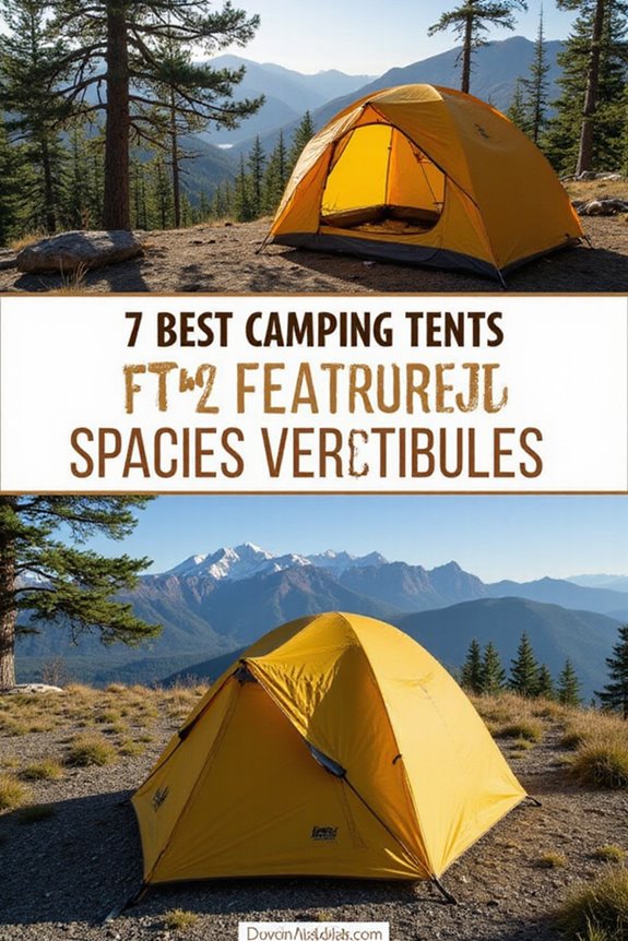 camping tents with vestibules