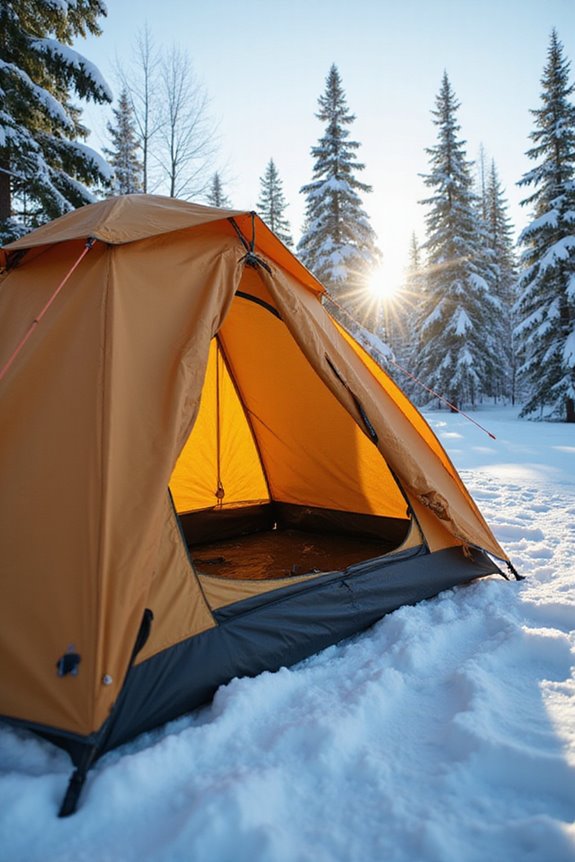 choosing snow camping tent
