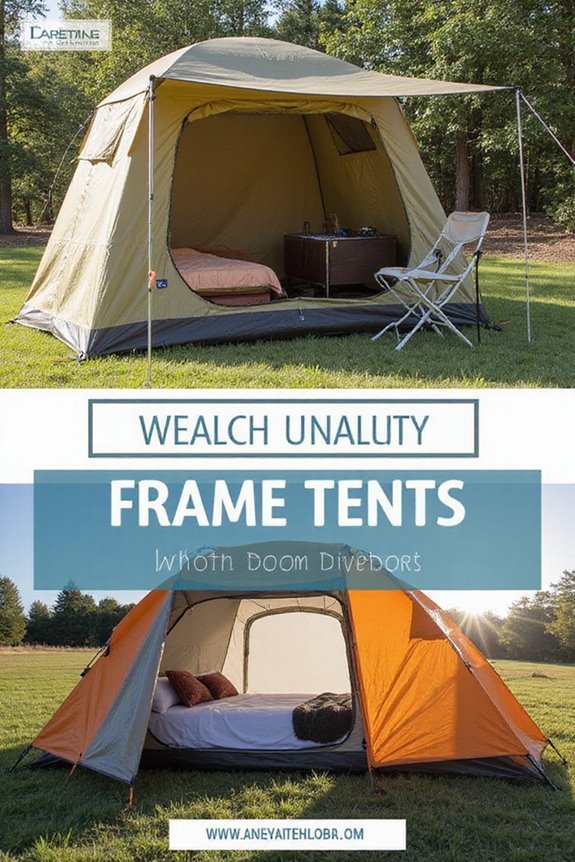 comfortable camping tent options