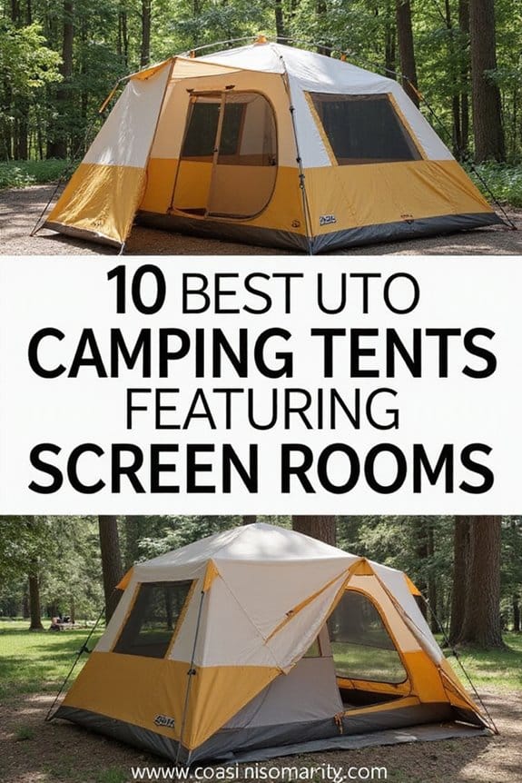 comfortable camping tents selection