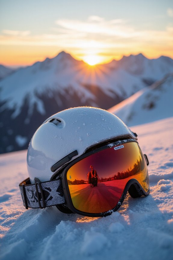 comfortable compatible skiing goggles