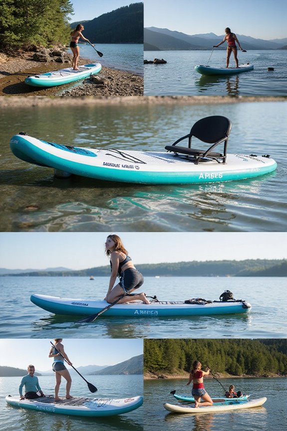 comfortable paddleboards with seats