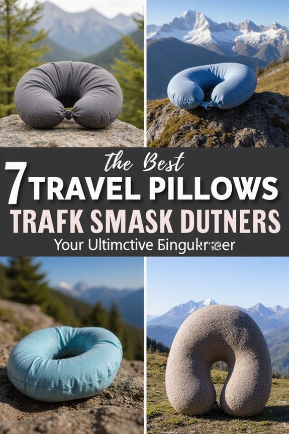 comfortable travel pillows selection