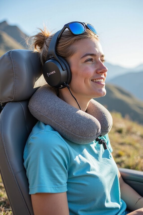 comfortable travel pillows with hoods