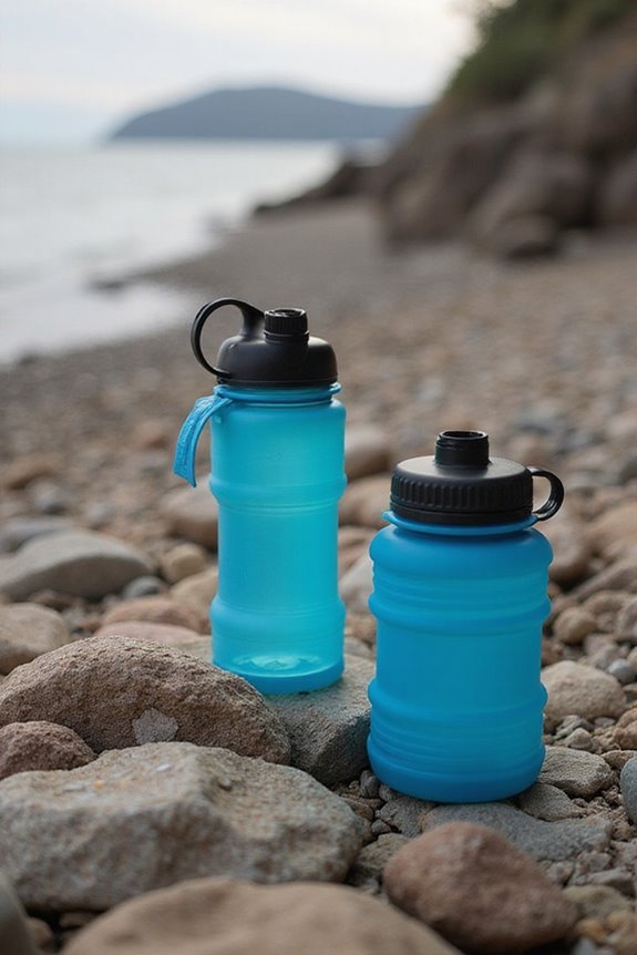 convenient collapsible travel bottles