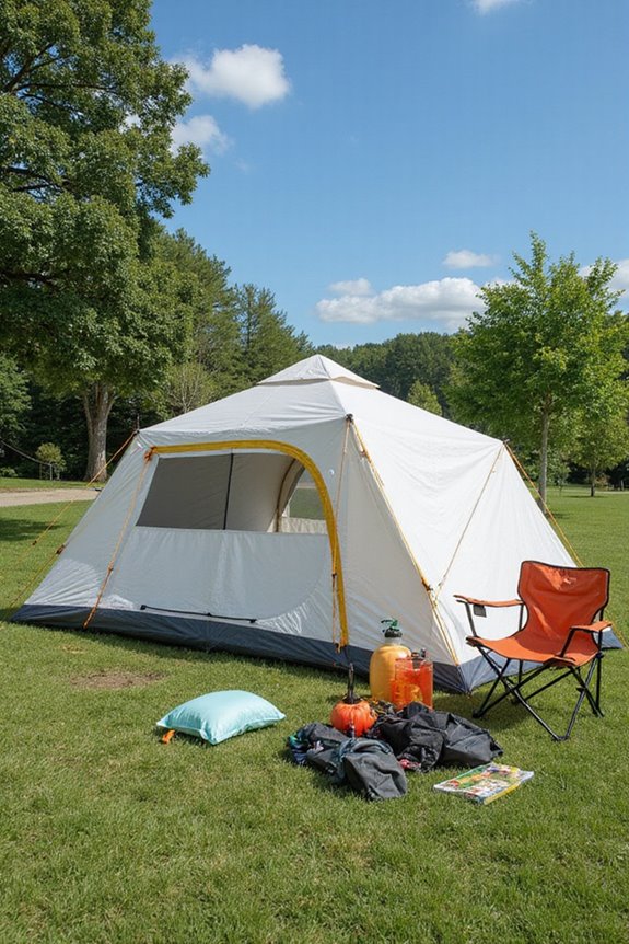 easy setup camping tent