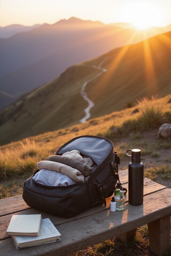 embrace minimalist travel mindset