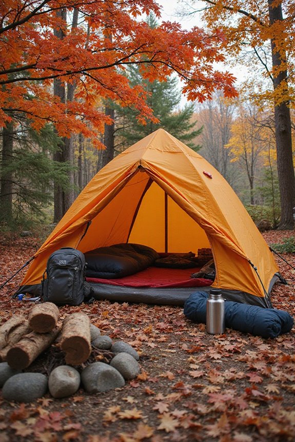 fall camping trip preparation