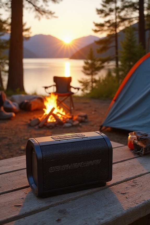 lightweight portable camping speakers