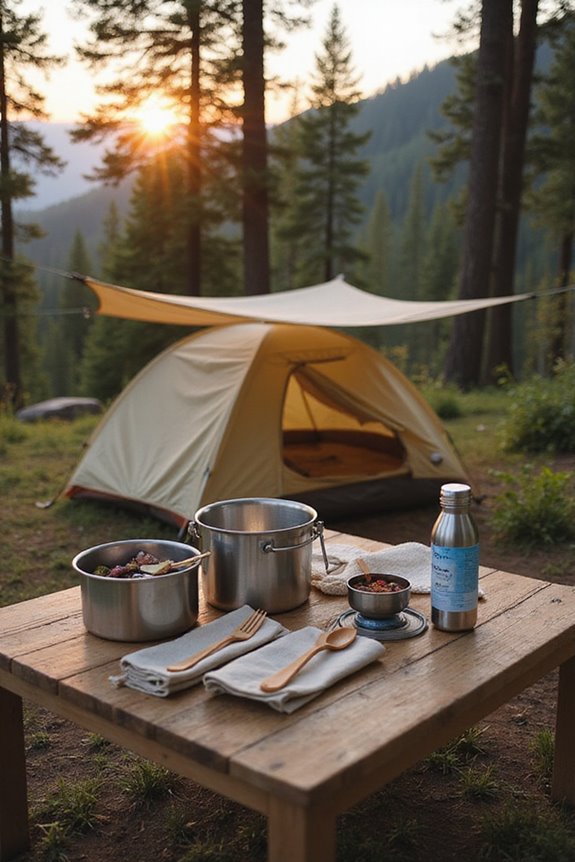 minimal waste camping techniques