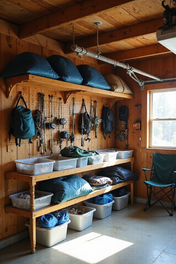 optimizing garage and closet storage