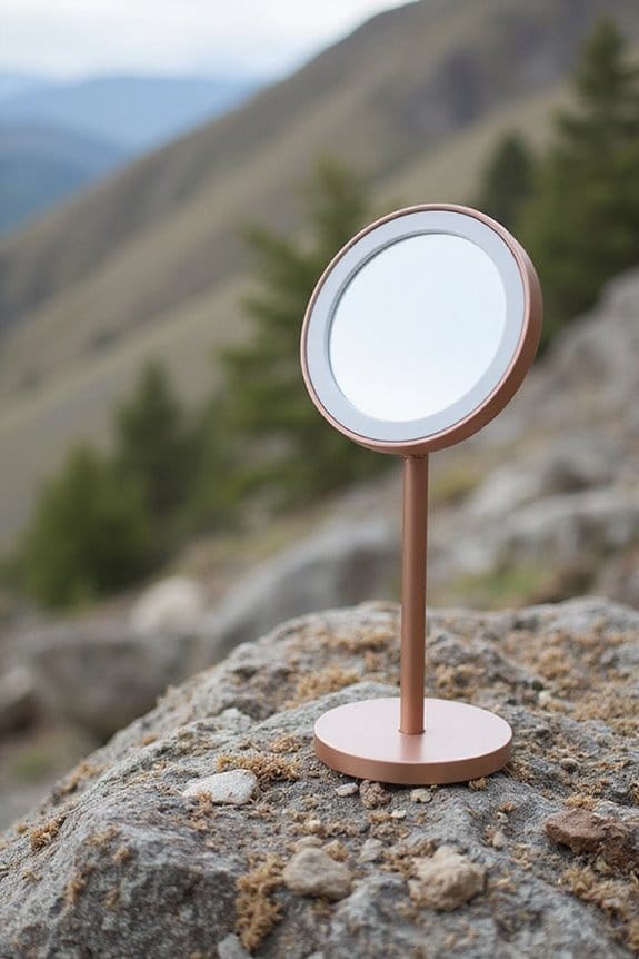 portable illuminated beauty mirrors