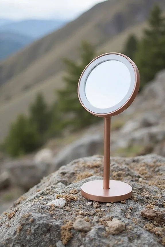 portable illuminated beauty mirrors