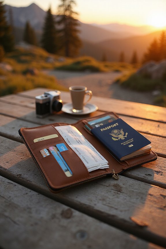 rfid protected travel wallets