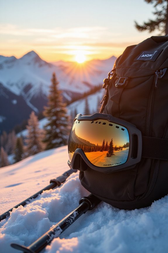 ski goggles frame fit