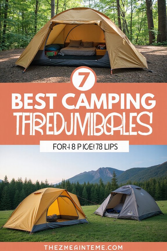 spacious durable camping tents
