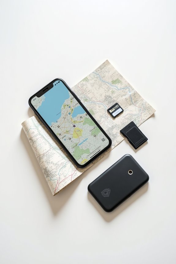 store maps for offline access