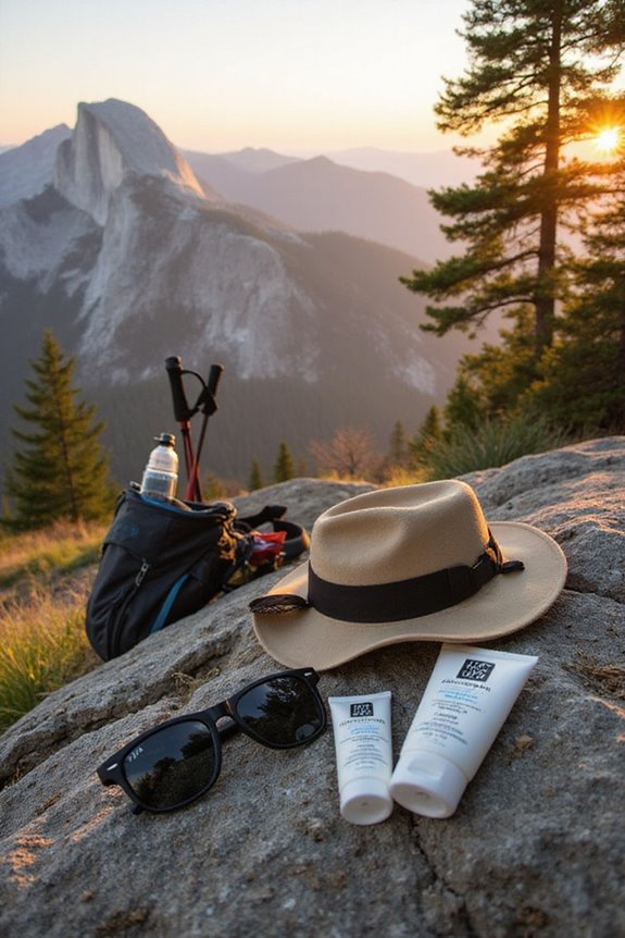 sun safety essentials outdoors