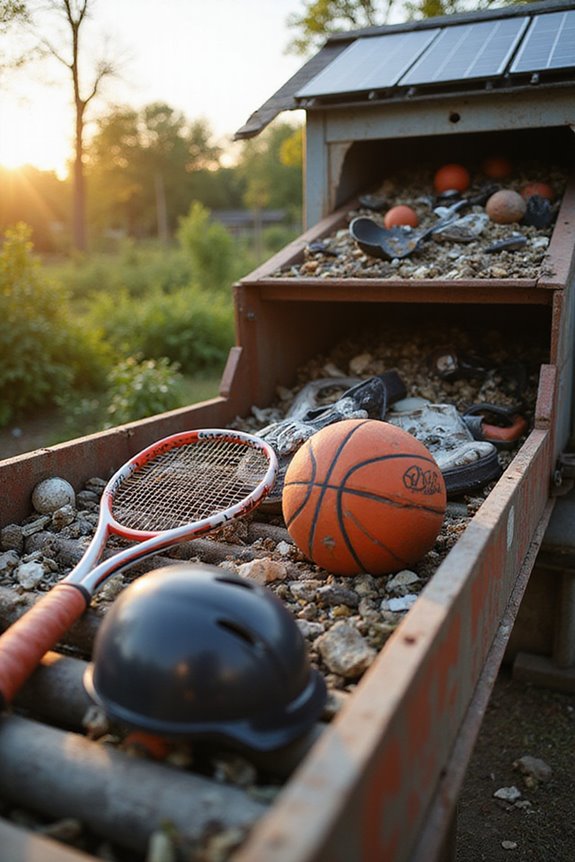 sustainable sports equipment recycling