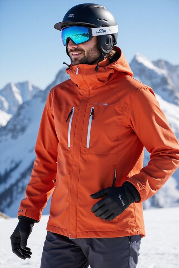 top windproof ski jackets