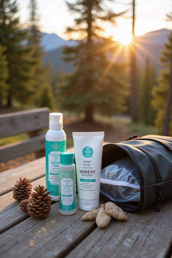 travel hygiene product guidelines