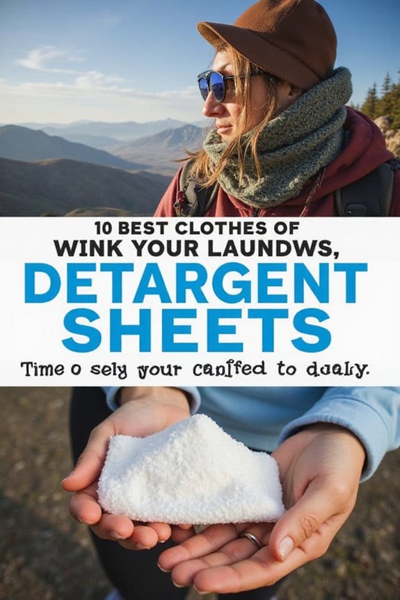 travel laundry detergent sheets