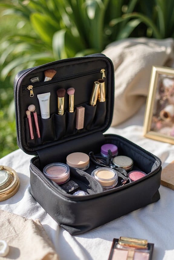 travel makeup bag essentials