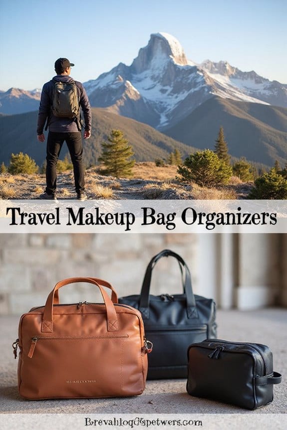 travel makeup bag organizers