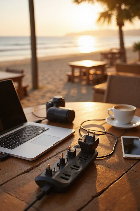 versatile travel power strip