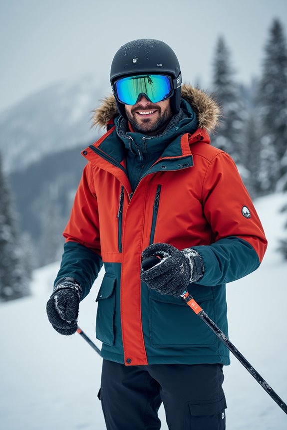 warm and stylish ski jackets