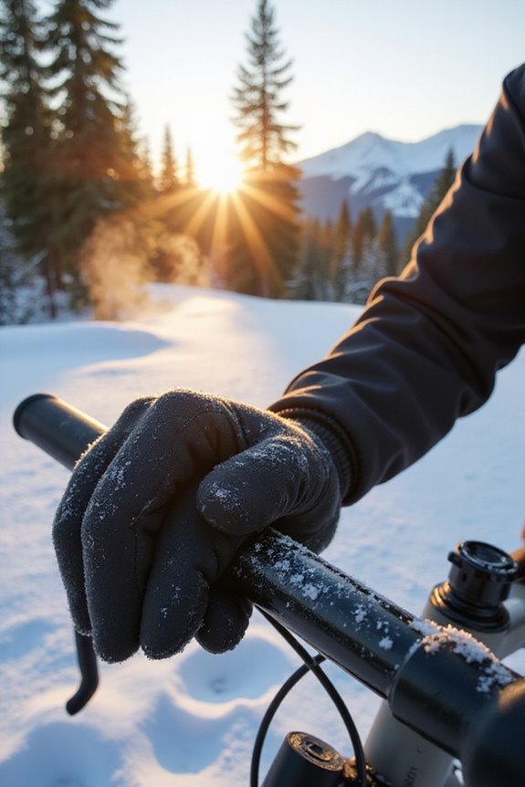 warm functional winter gloves