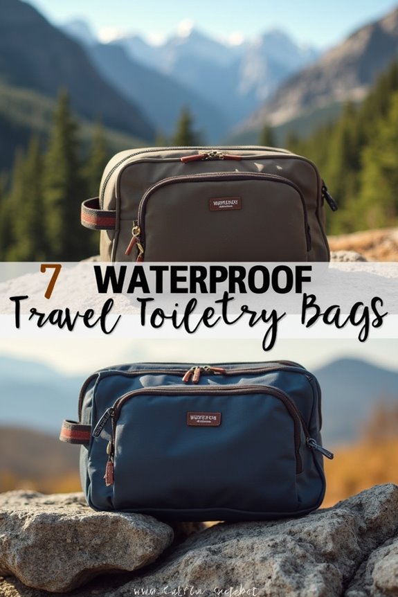 waterproof toiletry bags selection