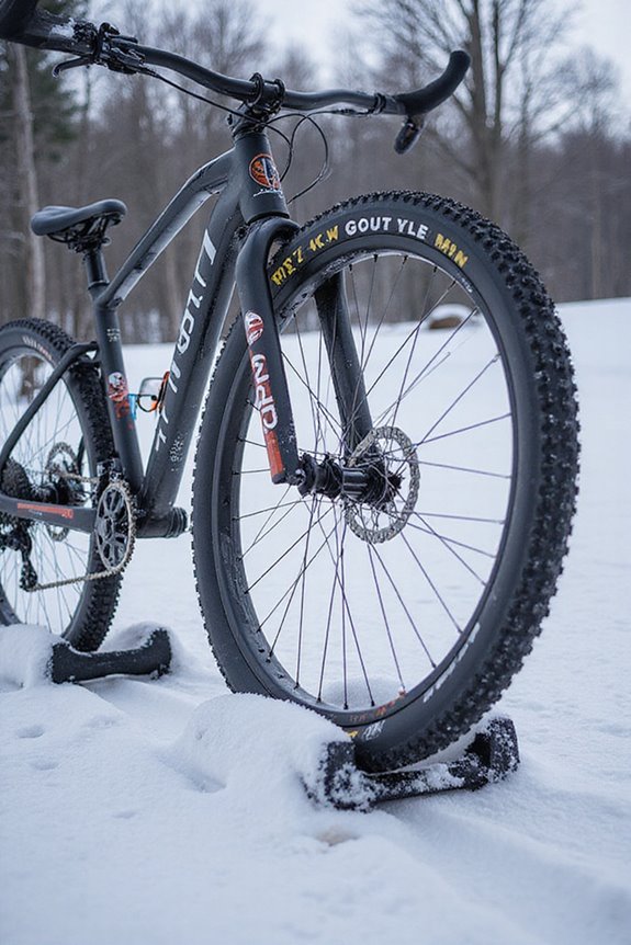 winter riding bike trainers