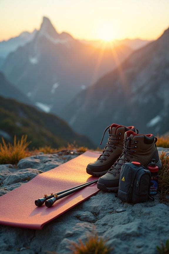 yoga poses for hikers